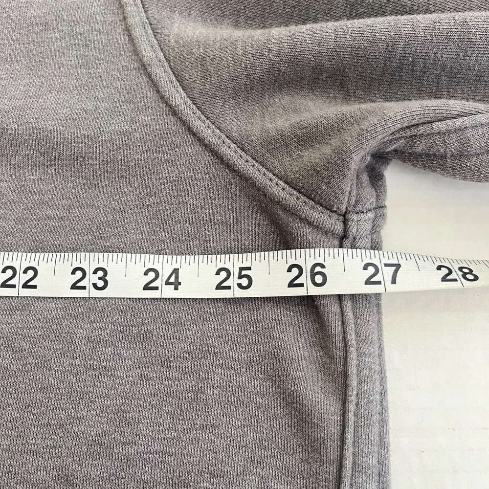 The North Face Men Graphic Hoodie Sweatshirt XXL Gray Drawstring Kangaroo Pocket
